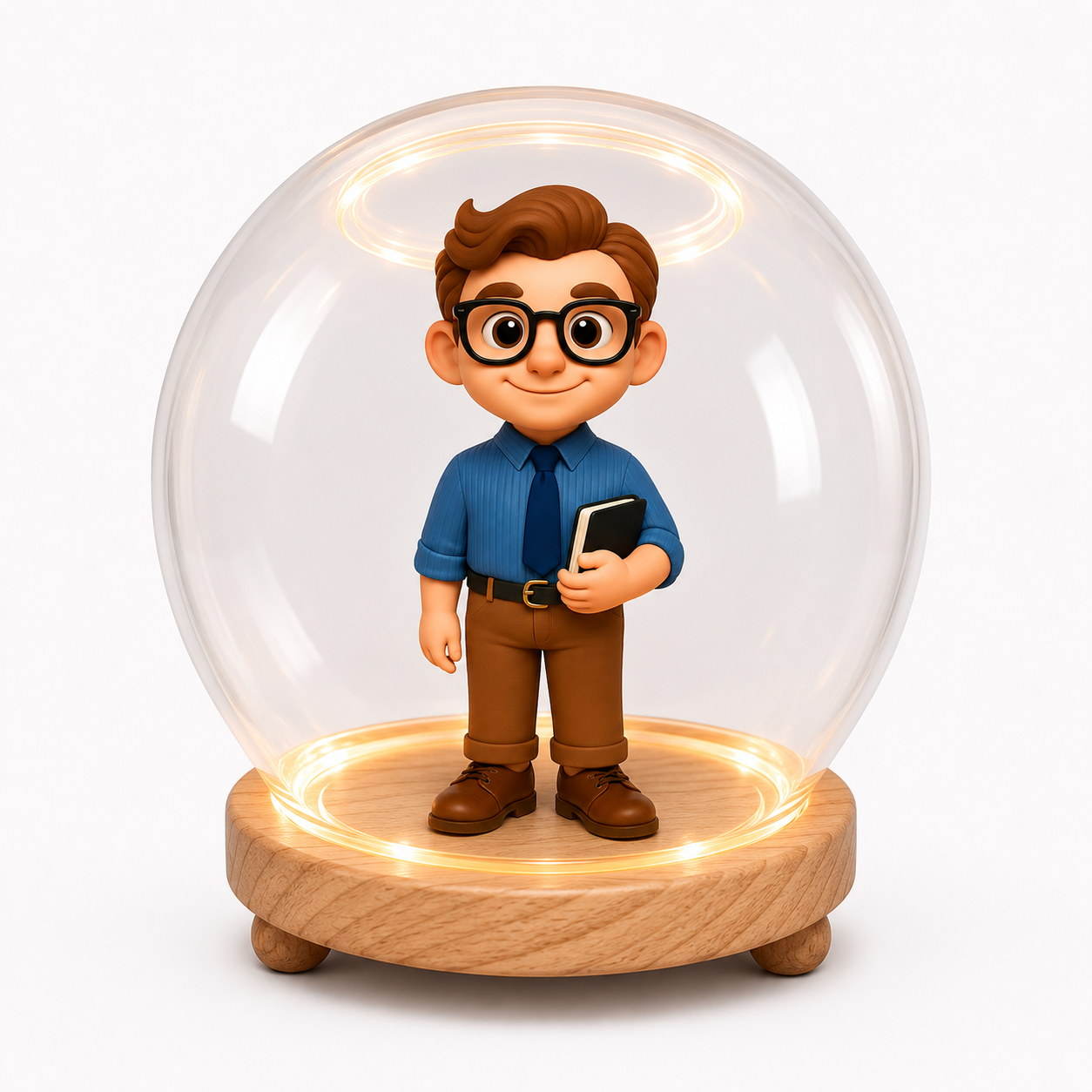 Custom 3D Figure Night Light from Photo Personalized Toy Figure Unique & Memorable Gift for Dad Perfect Father's Day Gift