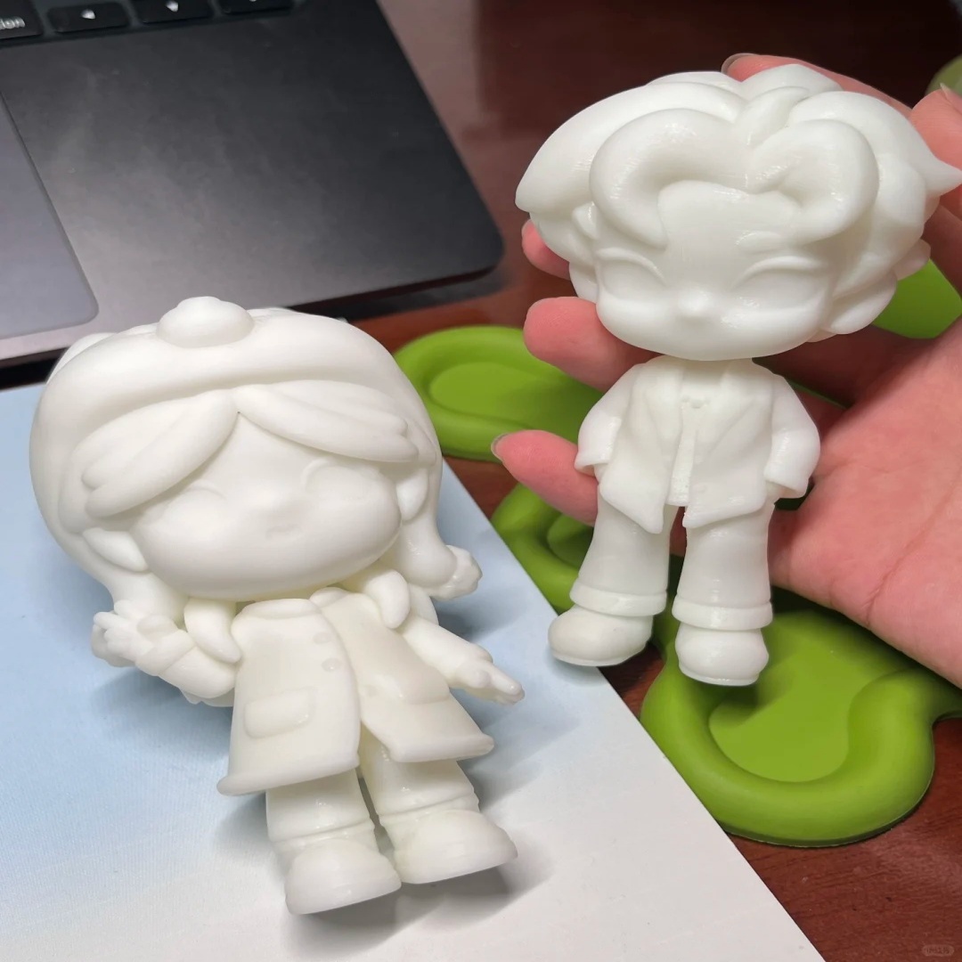 DIY Paintable 3D Figure from Photo Personalized Realistic Figurine Couple Anniversary Gift