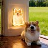 Personalized Cat & Dog Motion Sensor Wall Lamp Custom Pet Photo Night Light for Pet Lover - 