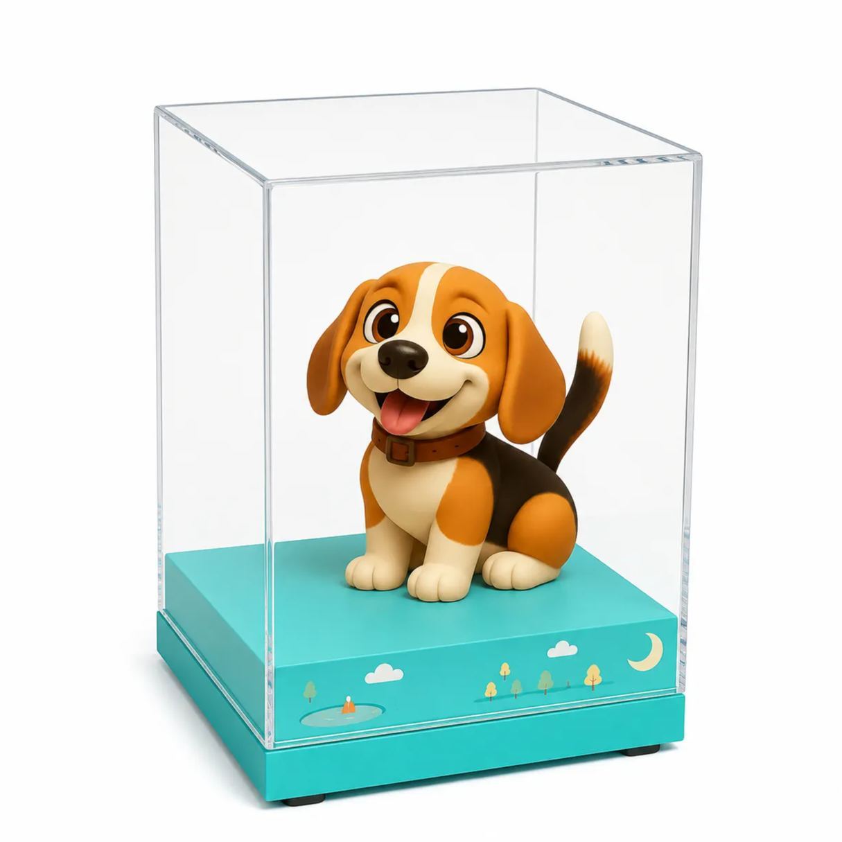 Custom 3D Figure from Photo with Acrylic Box Personalized Perfect Gift for Family Couples & Pets Unique Gift for Couples Birthday Anniversary