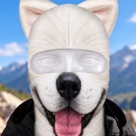 Funny Cat and Dog Winter Ski Gifts - Ski Mask With Ears