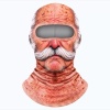 Funny Bandana Face Mask for Halloween Costume Party – Wide Grin Design, Unisex Adult Balaclava for Pranks & Events