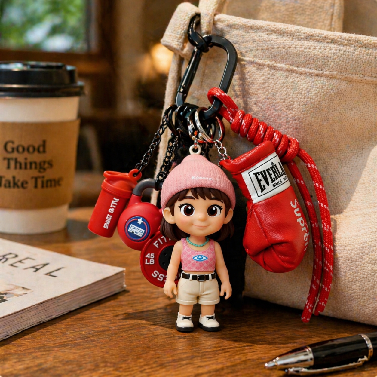 Custom 3D Couple Keychain Figure from Photo Personalized Mini Figurine Gift for Couples Anniversary Birthday Matching Keychain Accessories