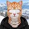 Funny Cat and Dog Winter Ski Gifts - Ski Mask With Ears