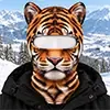 Funny Cat and Dog Winter Ski Gifts - Ski Mask With Ears