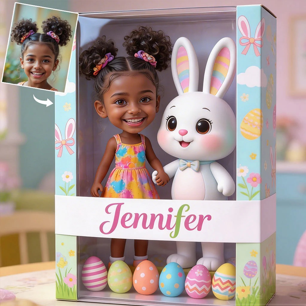 Custom Any Photo Easter Gift - Personalized Kid Custom Shaped Acrylic Plaque