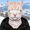 Funny Cat and Dog Winter Ski Gifts - Ski Mask With Ears