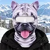 Funny Cat and Dog Winter Ski Gifts - Ski Mask With Ears