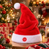 Musical Dancing Santa Hat for Christmas Party – Plush Holiday Gift with Sound & Motion for Kids and Adults