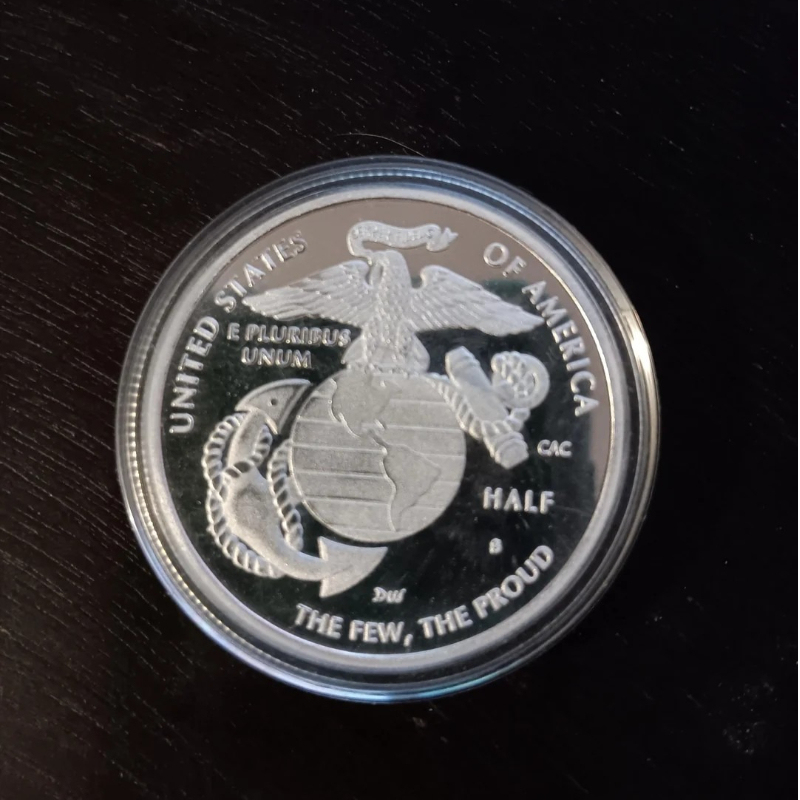 🔥U.S. Marine Corps 250th Anniversary 2025 Proof Half Dollar🪙