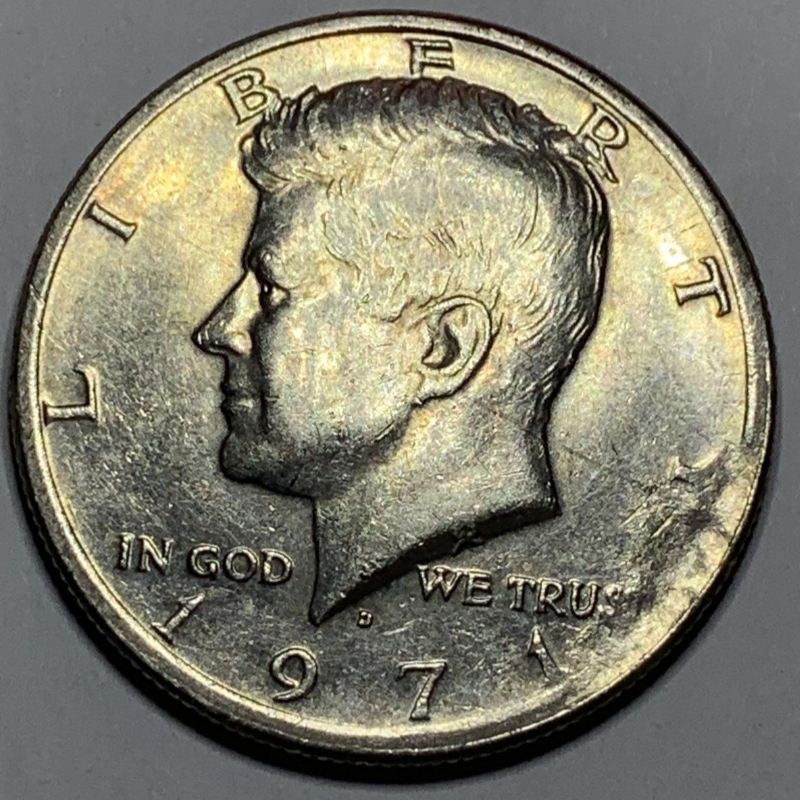 😍1964-1970 Kennedy Silver Dollar First Year of Issue Kennedy Coin🪙 Signed Label 50 Cents🔥