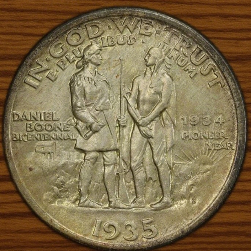 🔥1935 Boone Commemorative Half 🪙