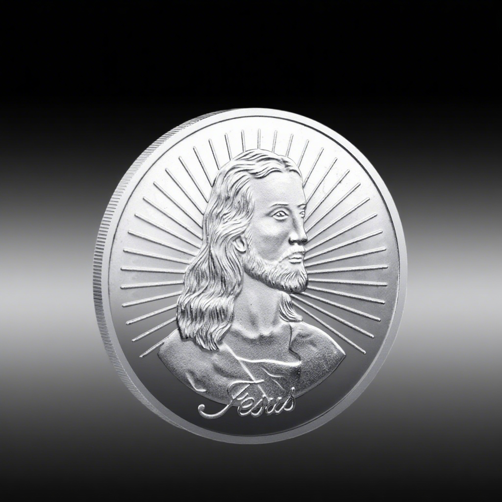 🔥Commemorative coin Jesus Christ coin 3d European Christian Bible collection commemorative coin gold coin🪙