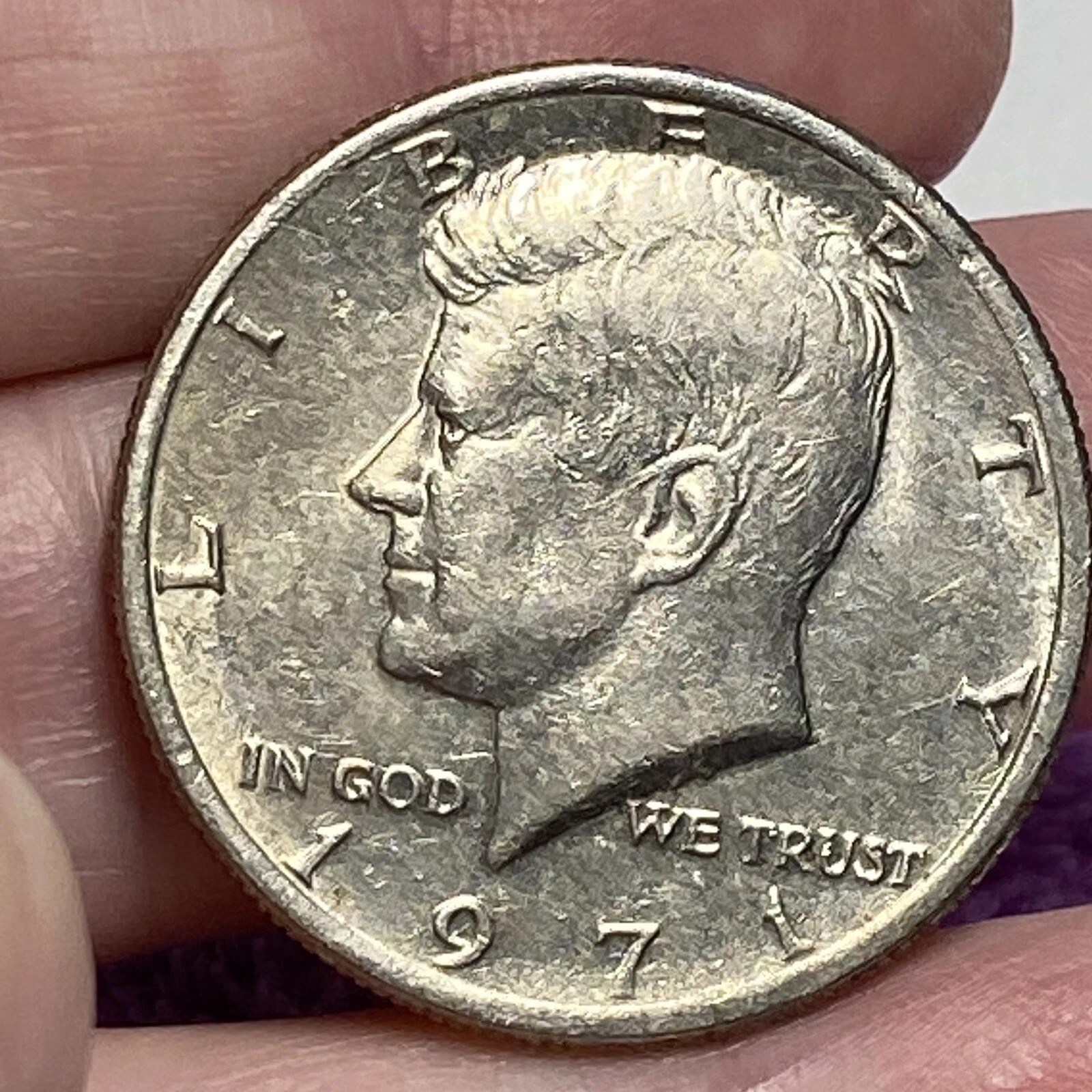 😍1964-1970 Kennedy Silver Dollar First Year of Issue Kennedy Coin🪙 Signed Label 50 Cents🔥