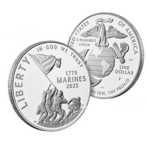 🔥U.S. Marine Corps 250th Anniversary 2025 Proof Half Dollar🪙