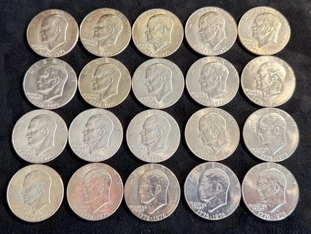 🔥Eisenhower Commemorative Coin 1776 - 1976 ~ "Ike Silver Dollar" Coin. 🔥