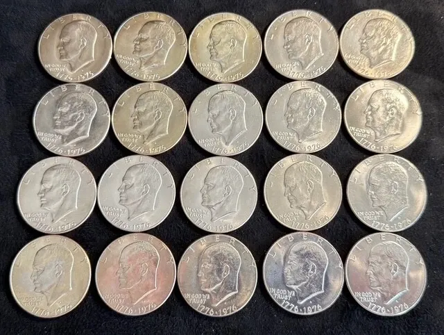 🔥Eisenhower Commemorative Coin 1776 - 1976 ~ "Ike Silver Dollar" Coin. 🔥