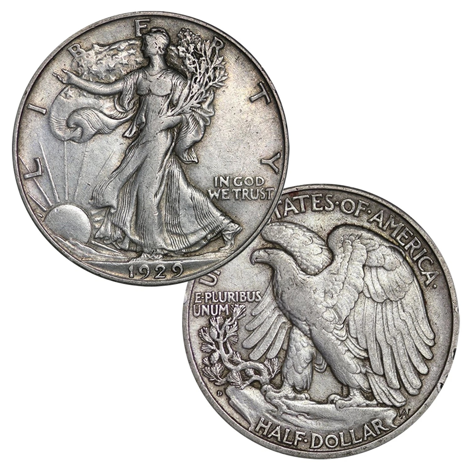 ⏱️1916-1947 Silver Walking Liberty Half Dollar 🔥