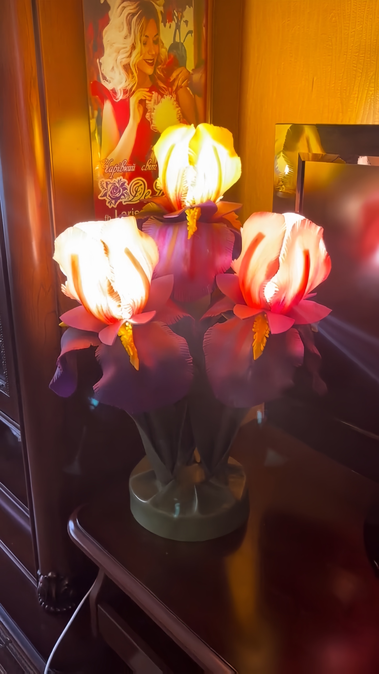 Handmade Giant Iris Flower - 2