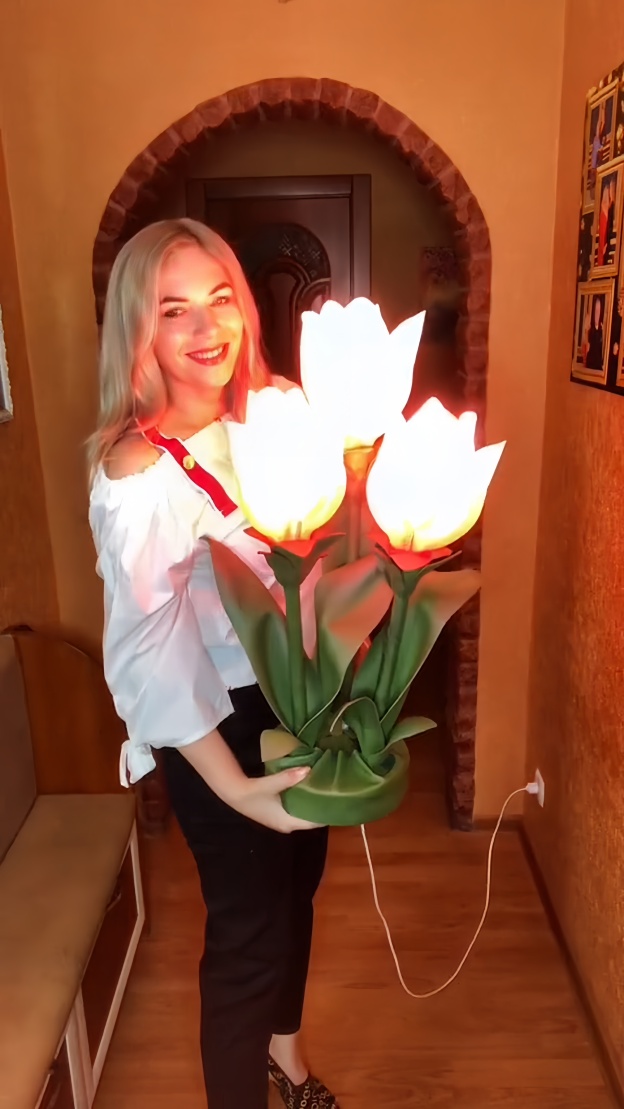 Handmade Artificial Tulip Decoration