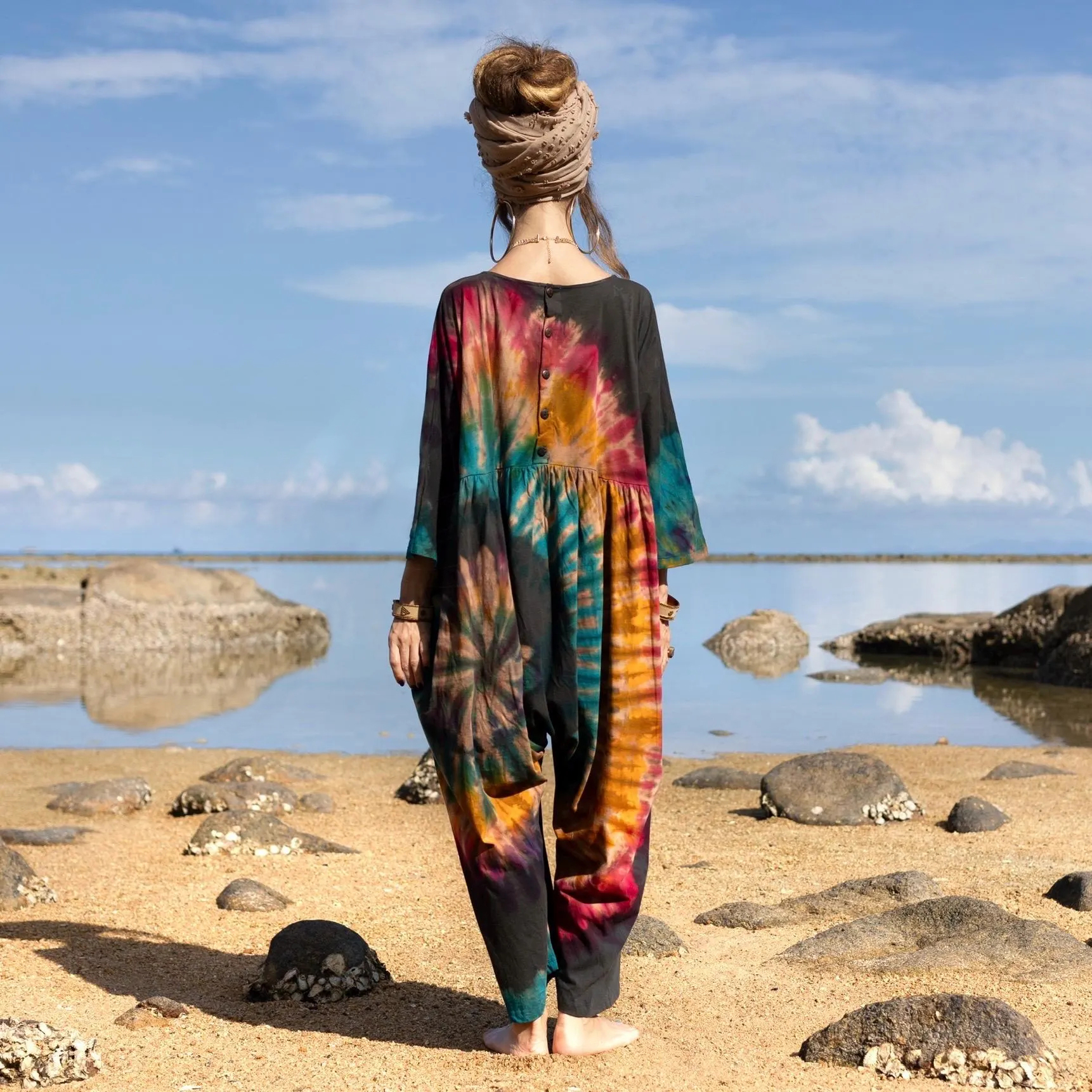 Groovy Spiral Tie Dye Onesie