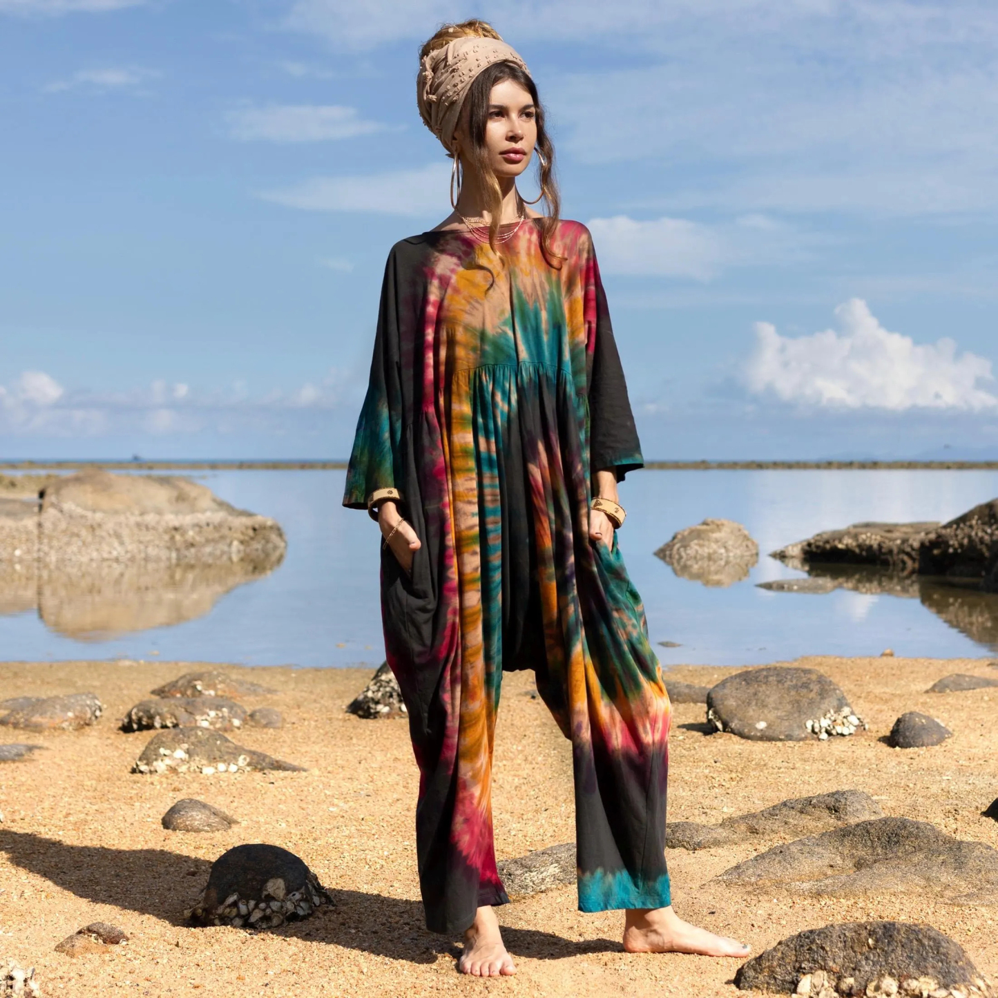 Groovy Spiral Tie Dye Onesie