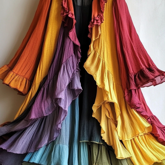 Ombre embroidered cardigan e0a9