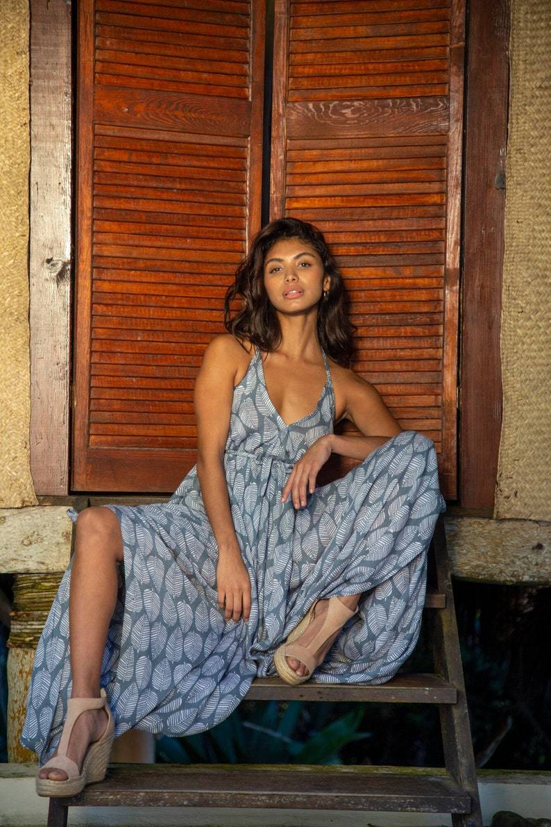 Grey Batik Women Wide Leg Jumpsuit