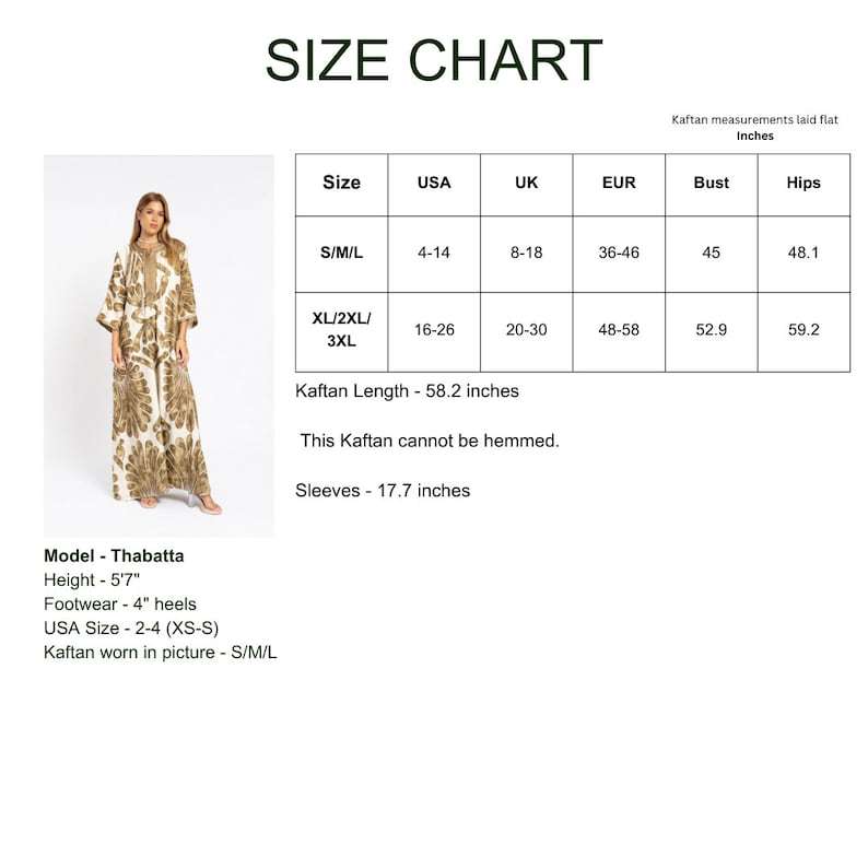 Chic Cafe Print Summer Embroidered Kaftan
