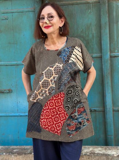 Cotton Abstract Art Tunic
