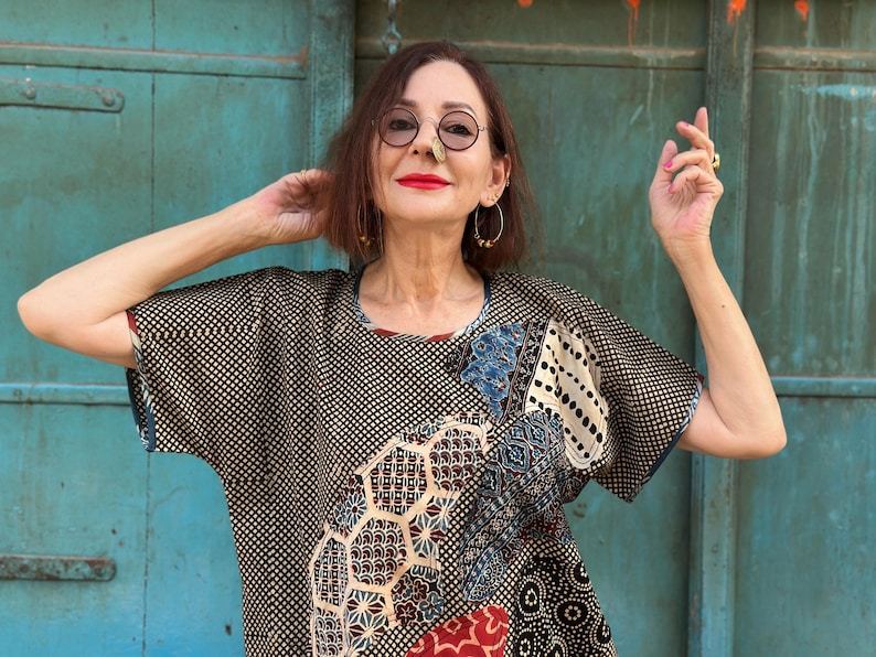 Cotton Abstract Art Tunic