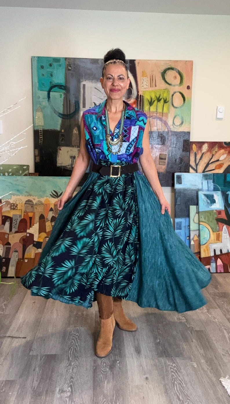 Boho Farm Chic Maxi Dress