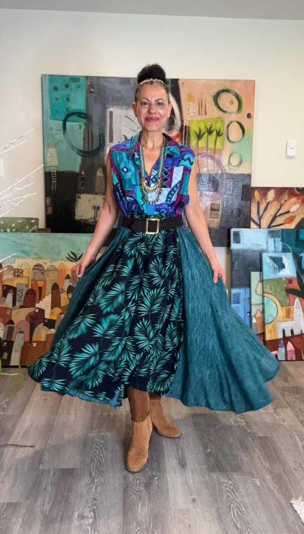 Boho Farm Chic Maxi Dress