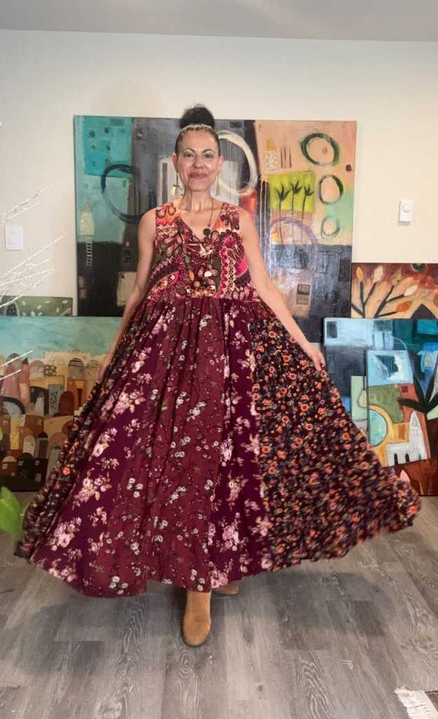 Summer Elegant Floral Patchwork Sleeveless Maxi Dress