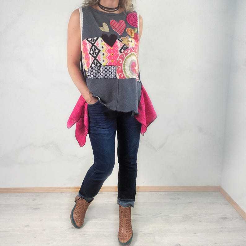 Hot Pink Peplum Shirt