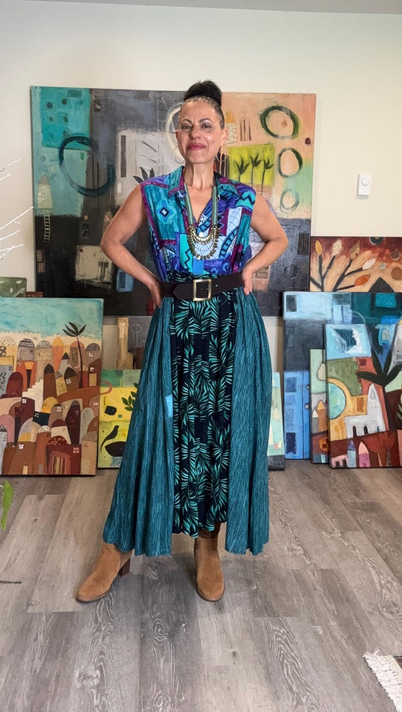 Boho Farm Chic Maxi Dress