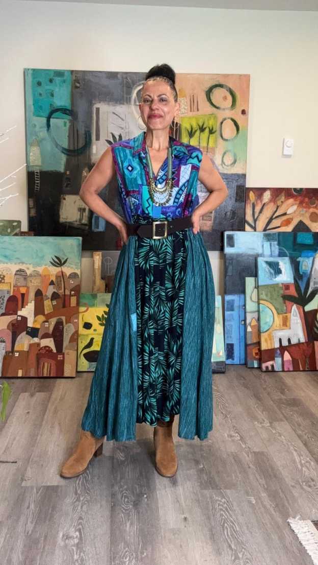 Boho Farm Chic Maxi Dress