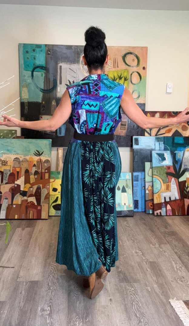 Boho Farm Chic Maxi Dress