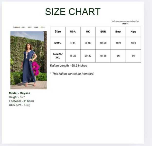 Chic Turquoise Cotton Caftan