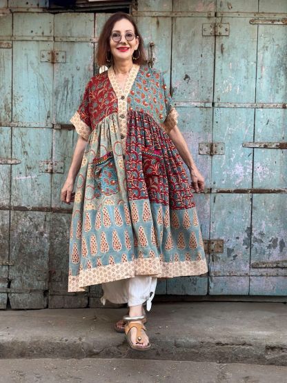 Lightweight Cotton Kaftan Style Dress