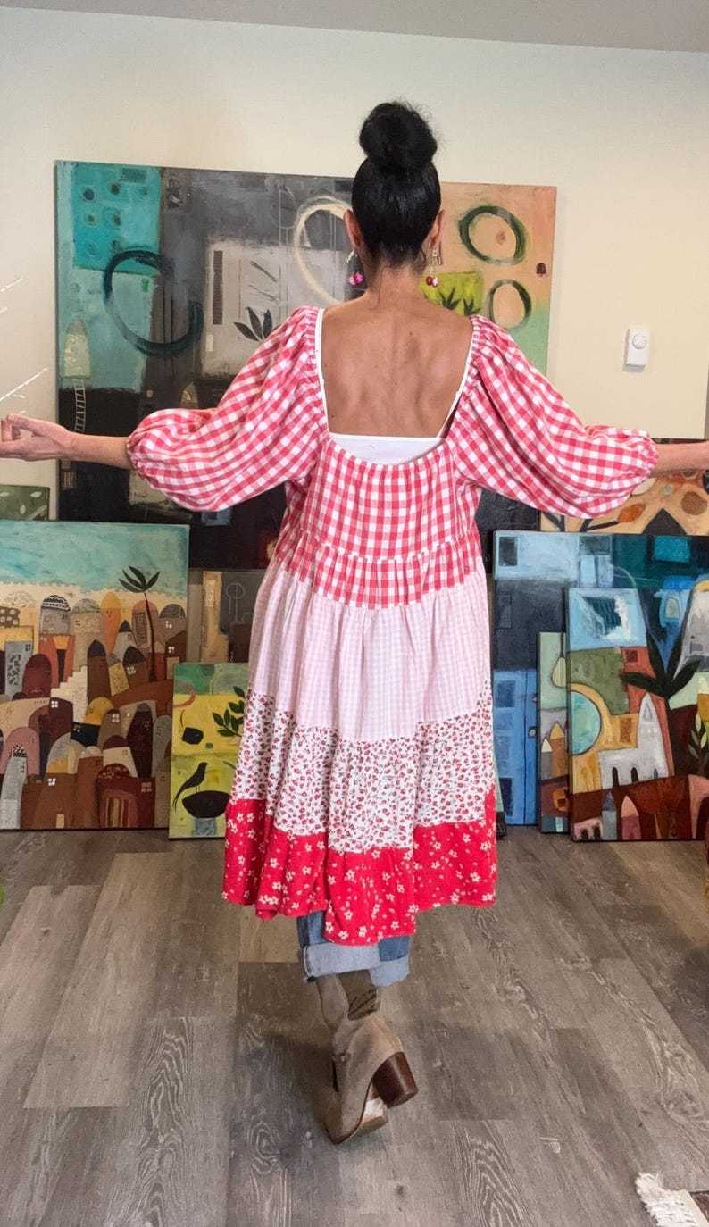 Plus Size Floral Romantic Tunic