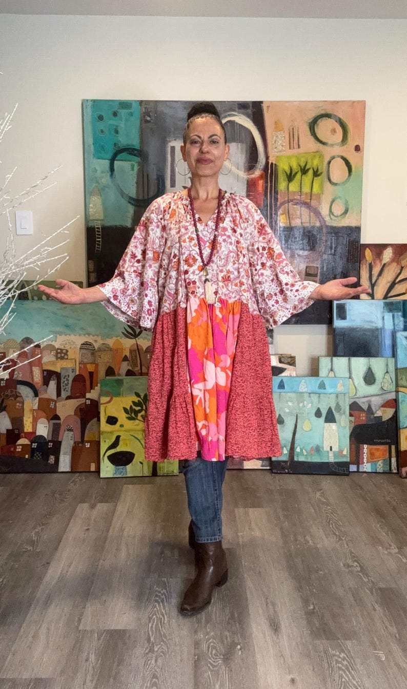 Romantic Floral Tunic