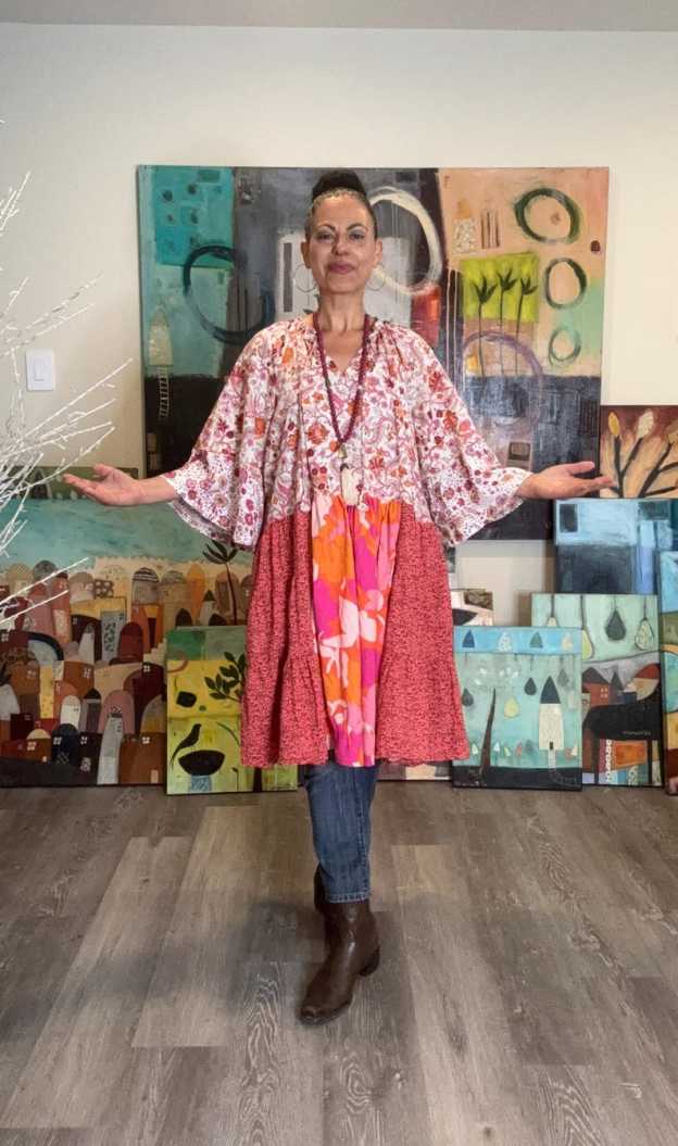 Romantic Floral Tunic