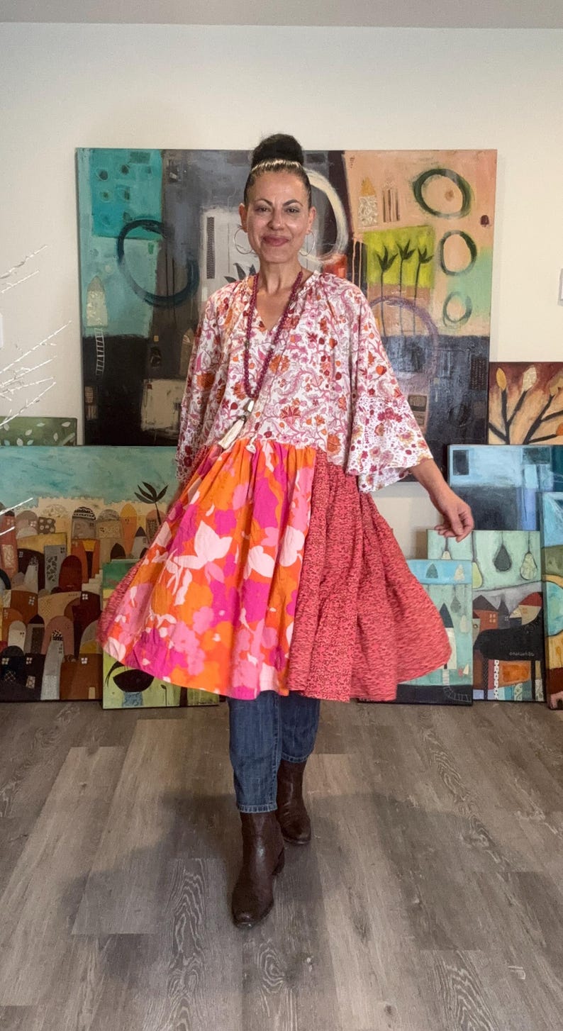 Romantic Floral Tunic