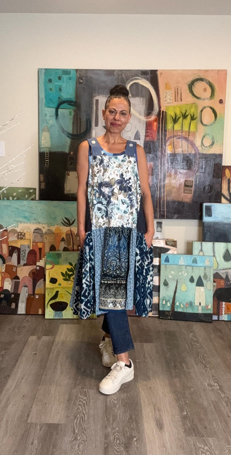 Boho Floral Tank Tunic