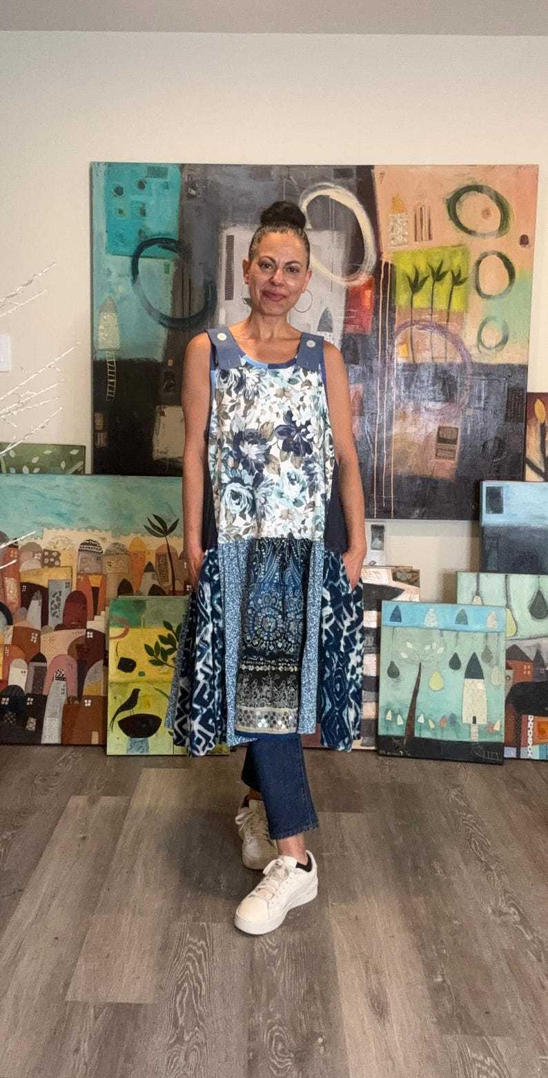 Boho Floral Tank Tunic