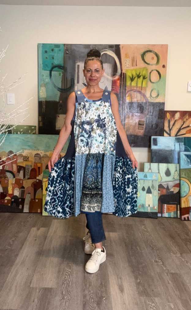 Boho Floral Tank Tunic