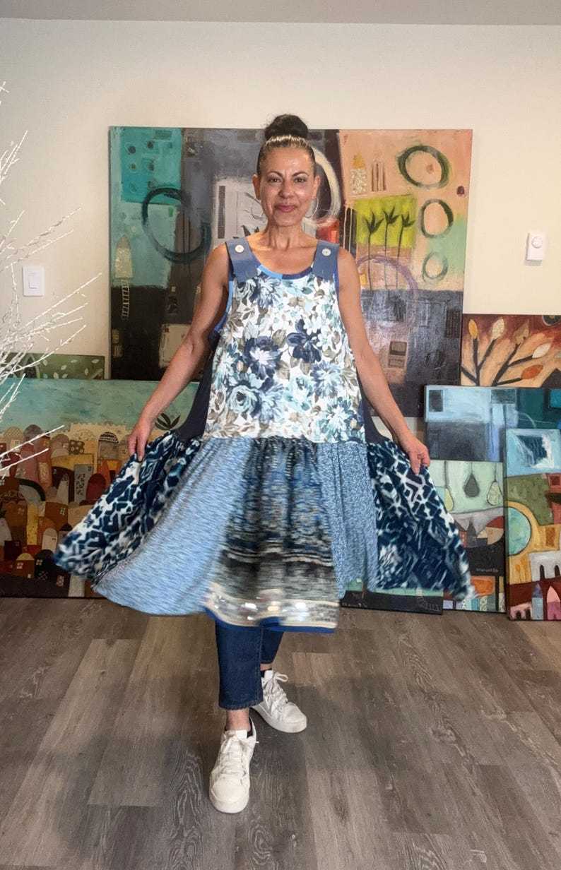 Boho Floral Tank Tunic