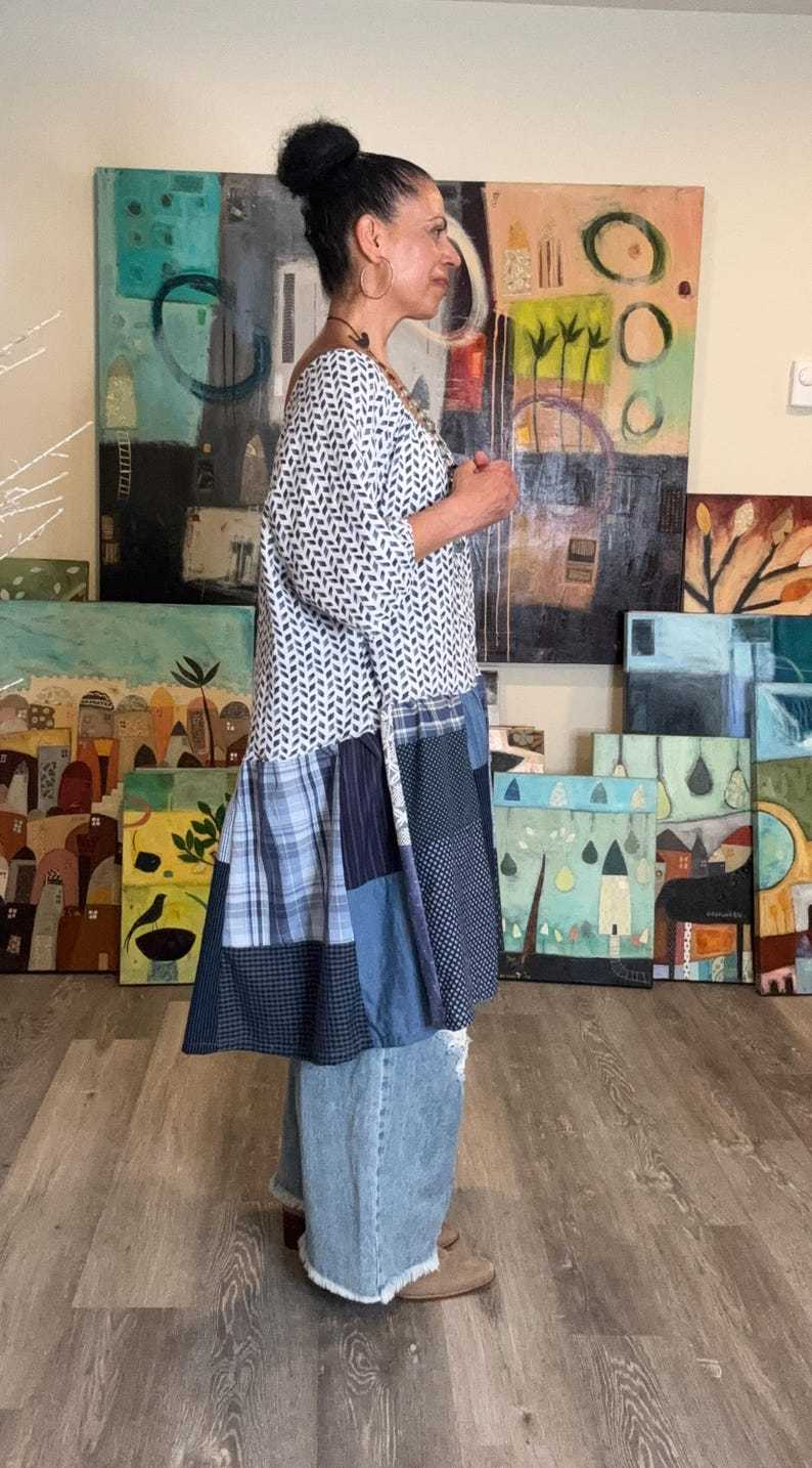 Farm Chic Loose Elegant Tunic