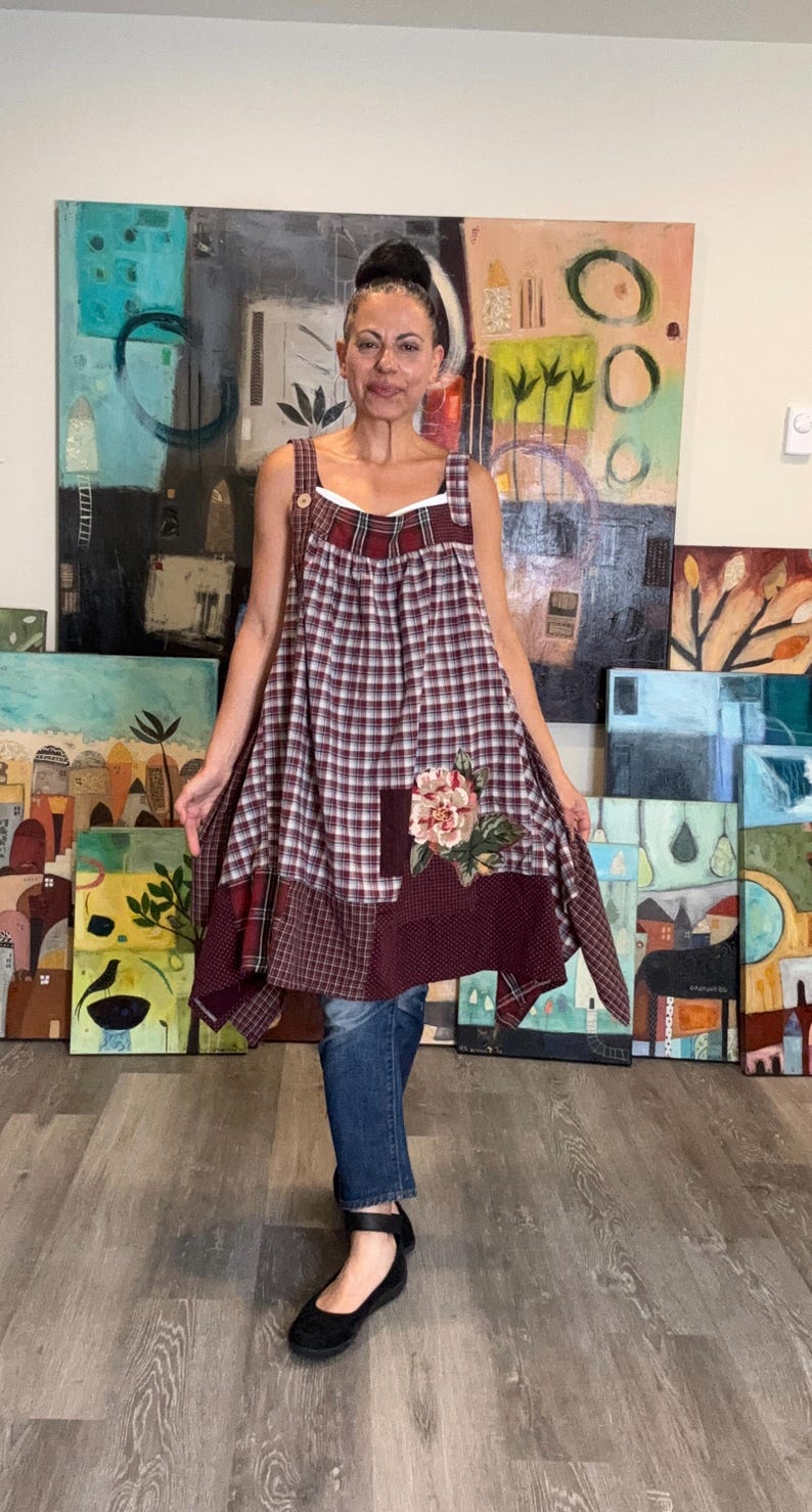 Rustic Boho Apron Top